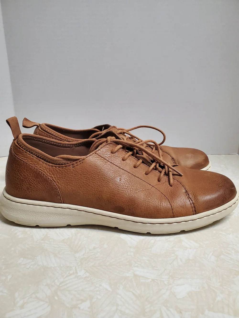 Born Men's Alegheny 11 Brown Leather Lace-Up Shoes